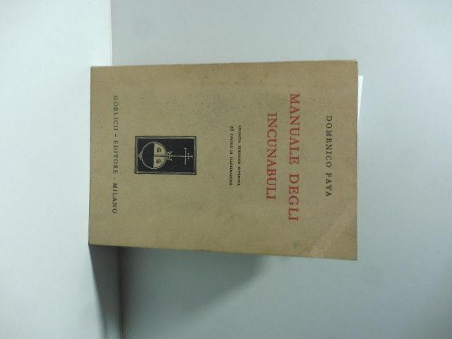 Manuale degli incunaboli